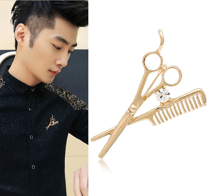 Hot New Fashion Comb Scissors  - Men'S Fashion Haircuts avaliação e preço