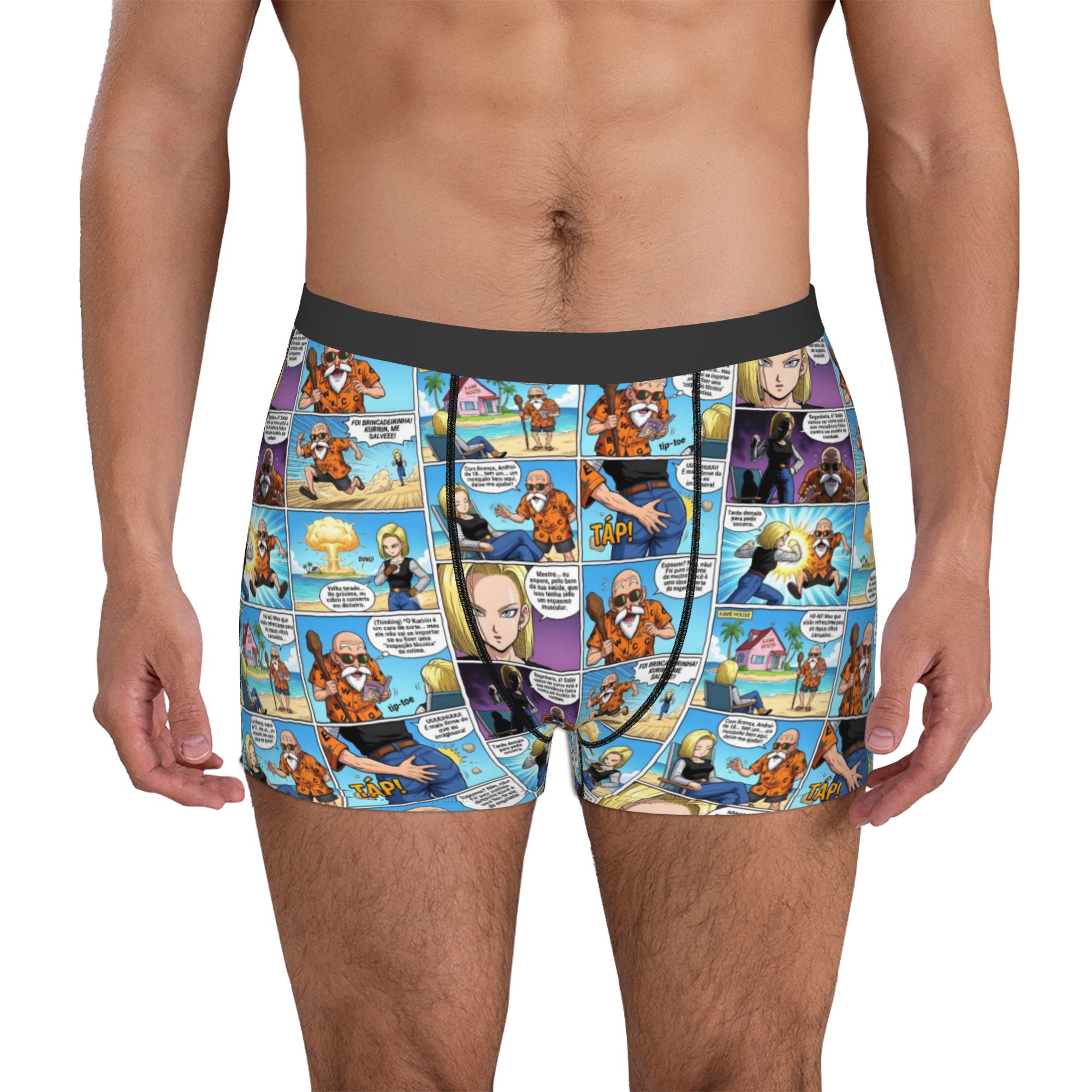 D-Dragon B-Ball Master Roshi   - Men'S Fashion Underwear avaliação e preço