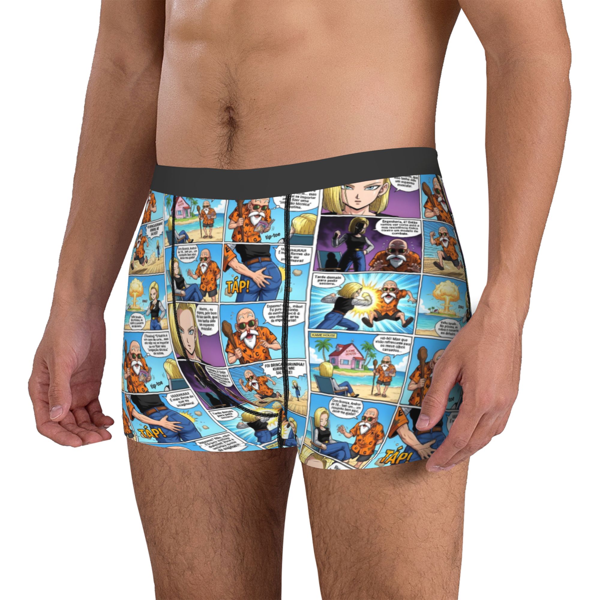 D-Dragon B-Ball Master Roshi   - Men'S Fashion Underwear avaliação e preço