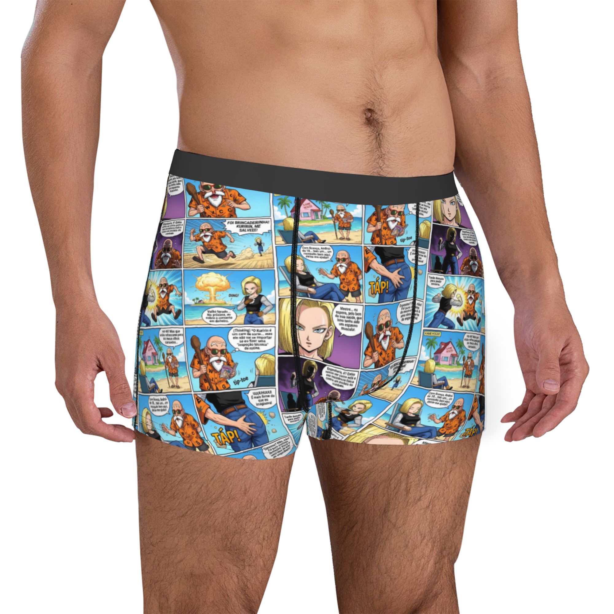 D-Dragon B-Ball Master Roshi   - Men'S Fashion Underwear avaliação e preço