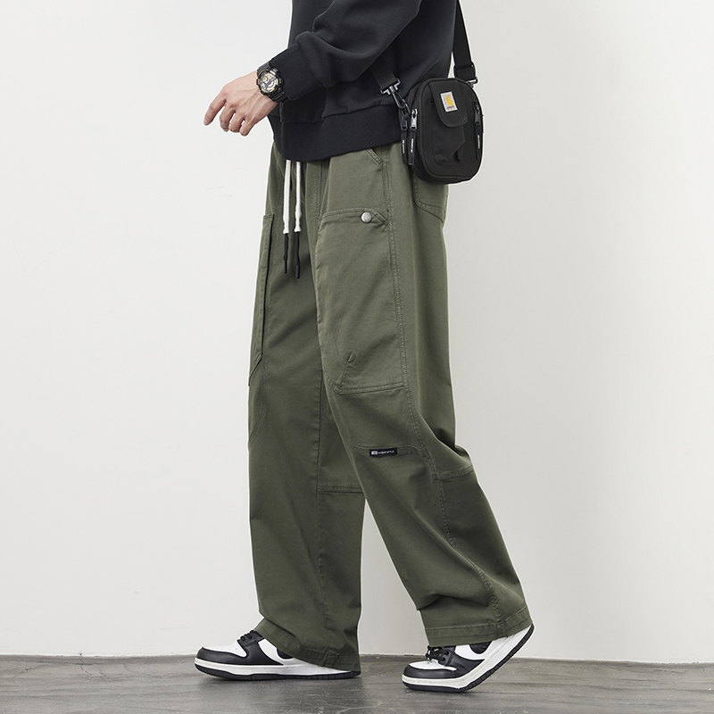 Autumn New Straight Casual Pan - Cargo Jogger Pants avaliação e preço