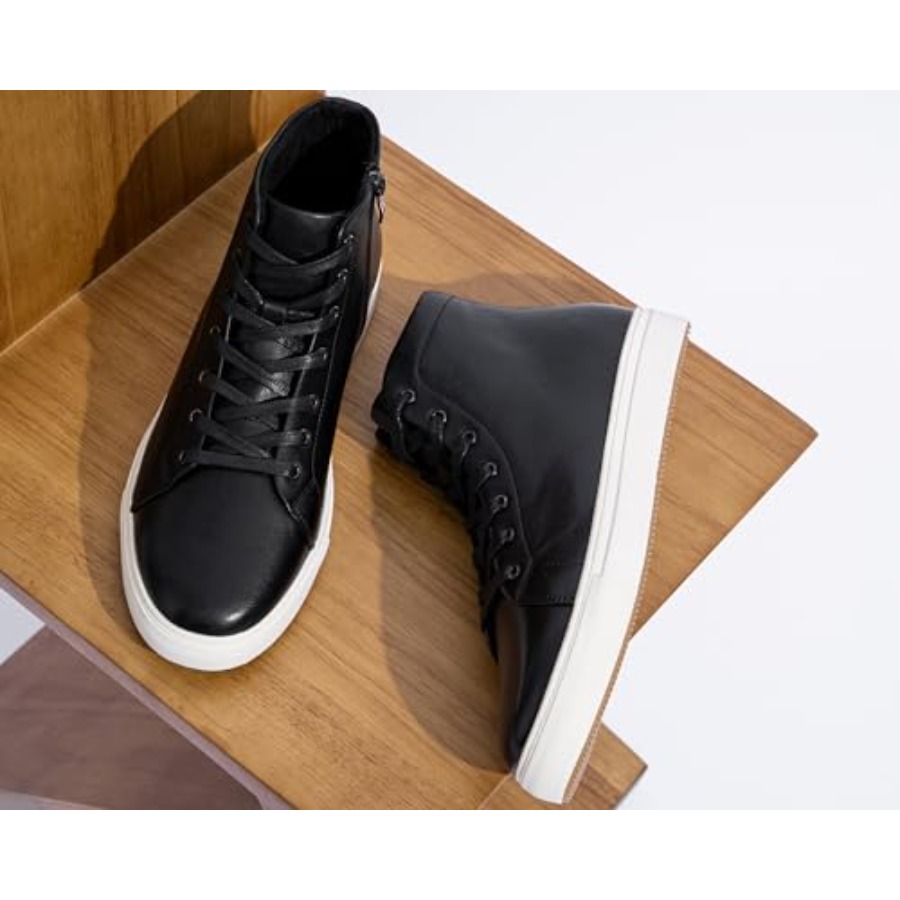 Jousen Men's Casual Shoes High - Mens Fashion Dress avaliação e preço