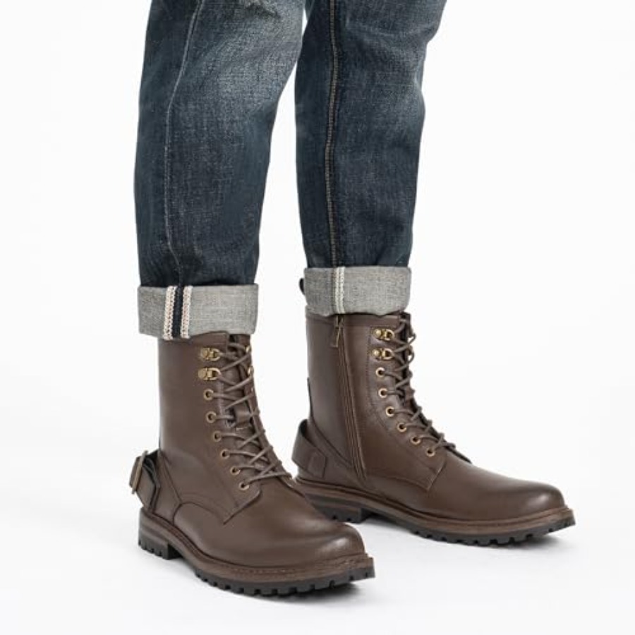 Mens Boots High Top Motorcycle - Mens Fashion Dress avaliação e preço
