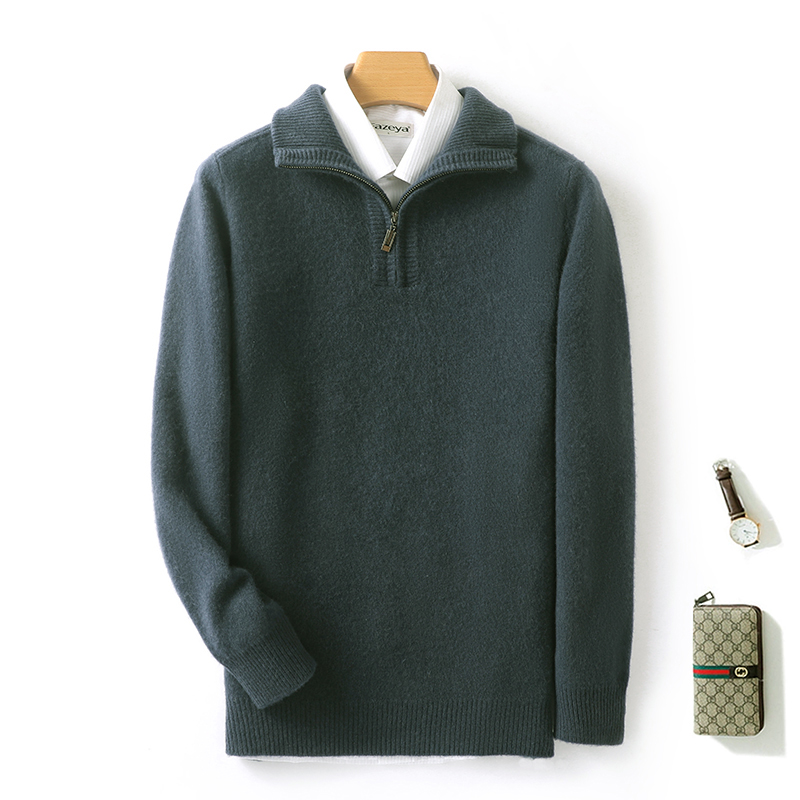 Autumn/Winter New Men's 100% P - Men'S Fashion Zip Sweater avaliação e preço