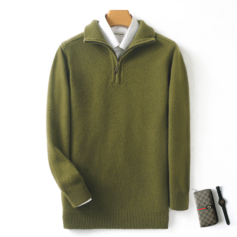 Autumn/Winter New Men's 100% P - Men'S Fashion Zip Sweater avaliação e preço