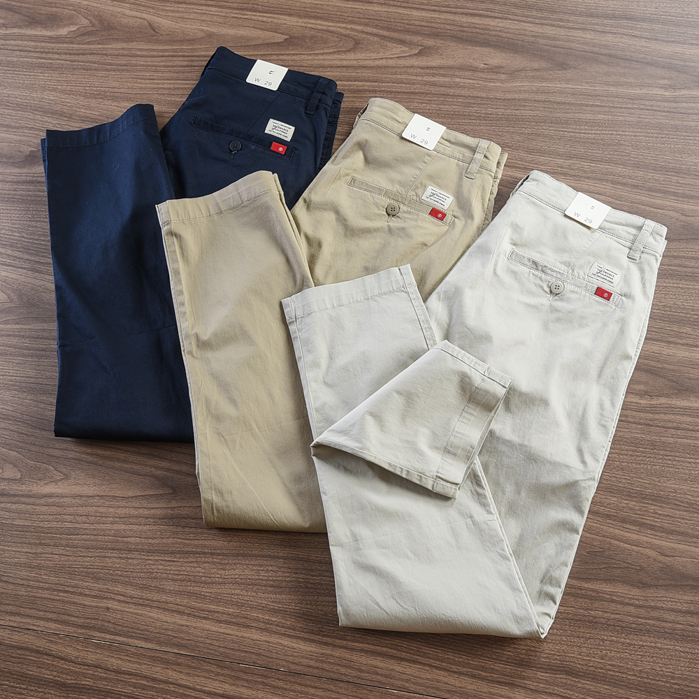 2024 Summer New American Retro - Chino Pants Men avaliação e preço