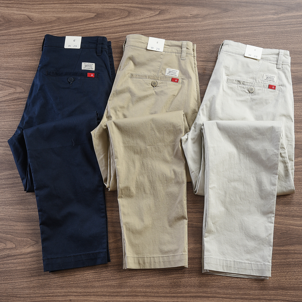 2024 Summer New American Retro - Chino Pants Men avaliação e preço