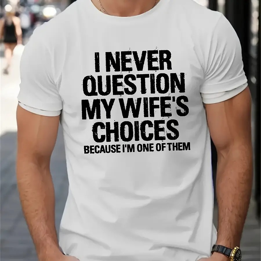 【New Arrival】Funny Husband T-S - Men'S Fashion Questions avaliação e preço