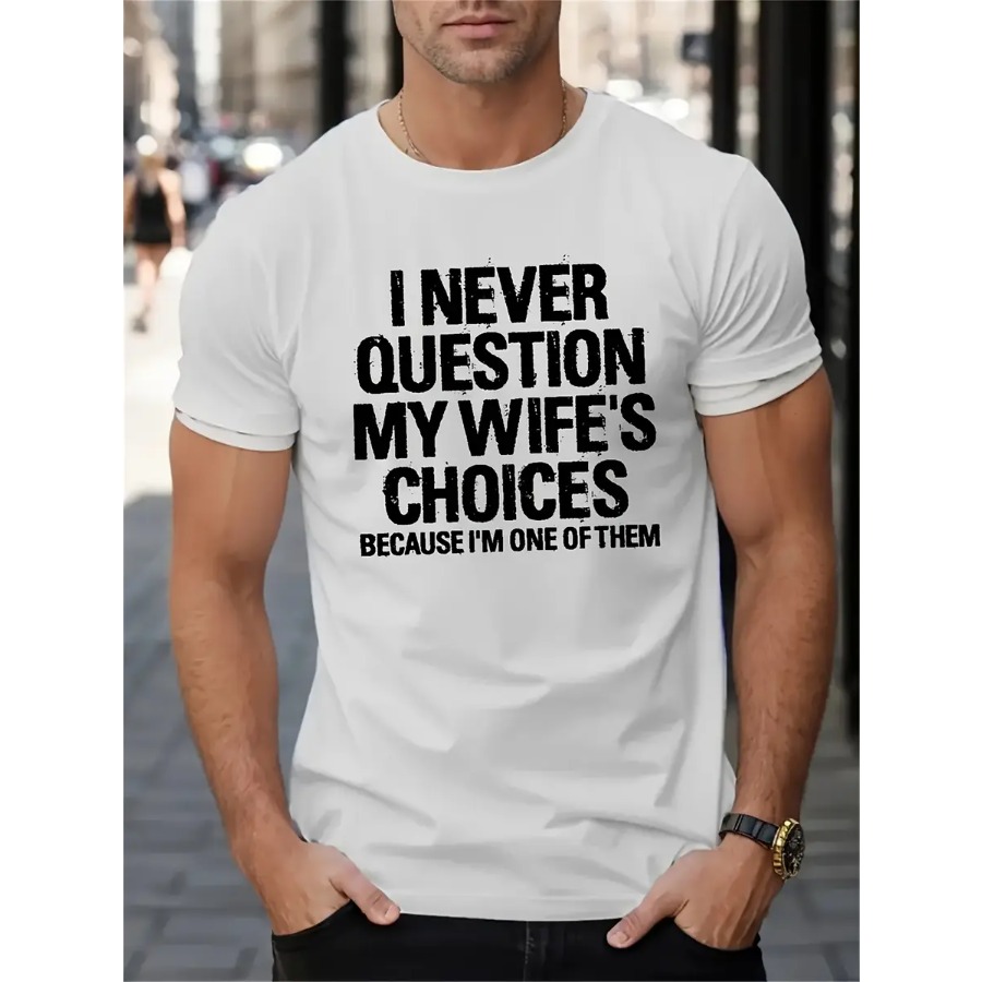 【New Arrival】Funny Husband T-S - Men'S Fashion Questions avaliação e preço
