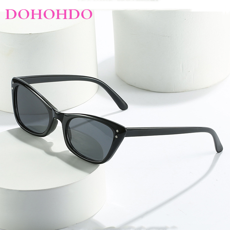 Vintage Small Cat Eye Sunglass - Men Fashion Photography avaliação e preço