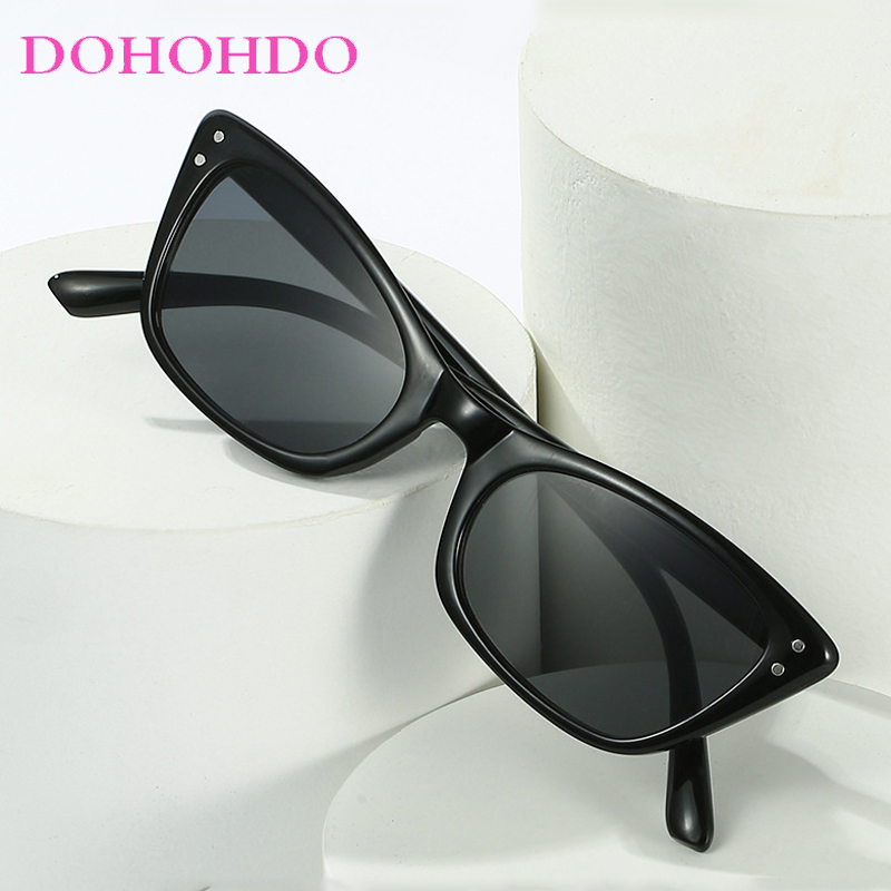 Vintage Small Cat Eye Sunglass - Men Fashion Photography avaliação e preço