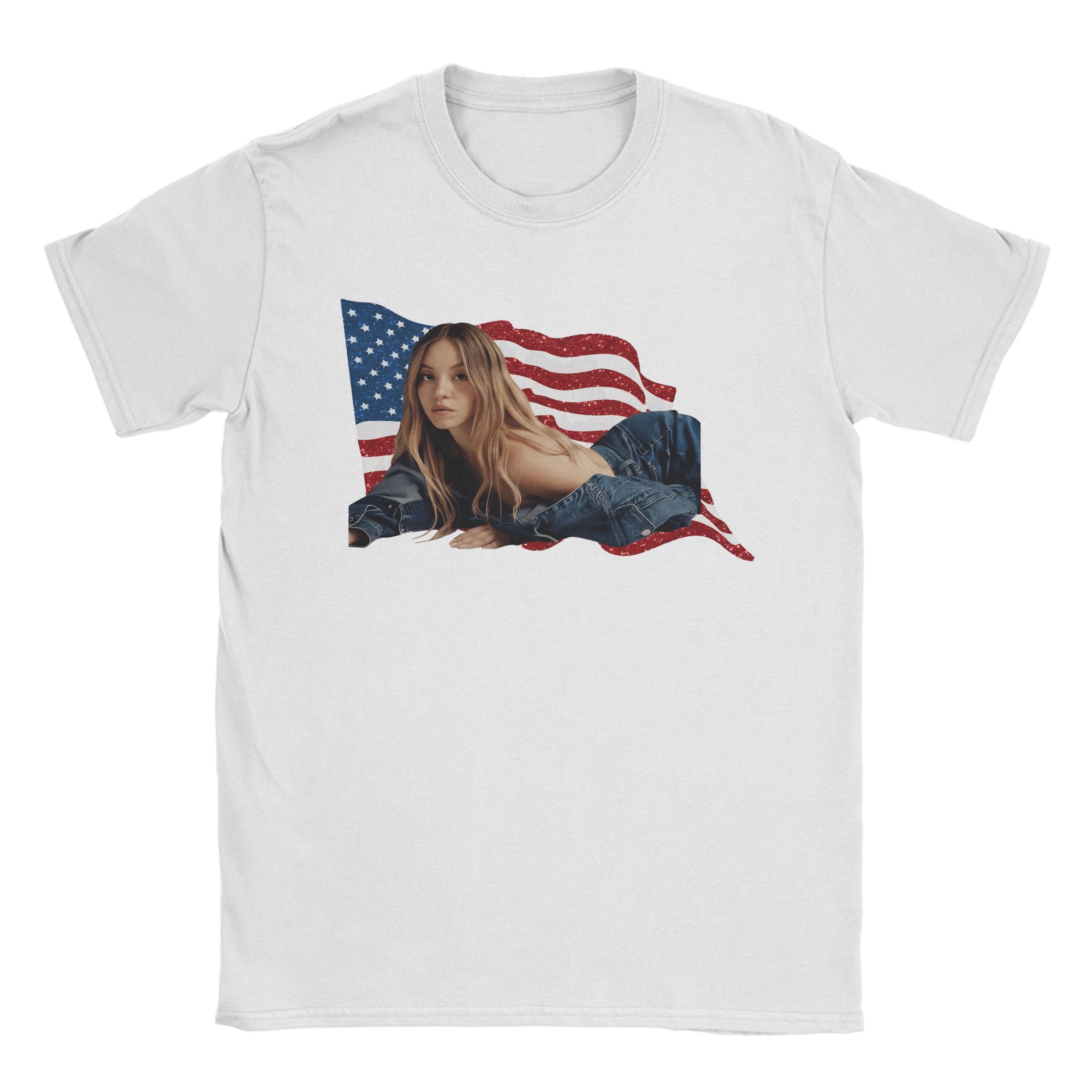 Sydney Sweeney Cotton T Shirt  - Men'S Fashion Sydney avaliação e preço