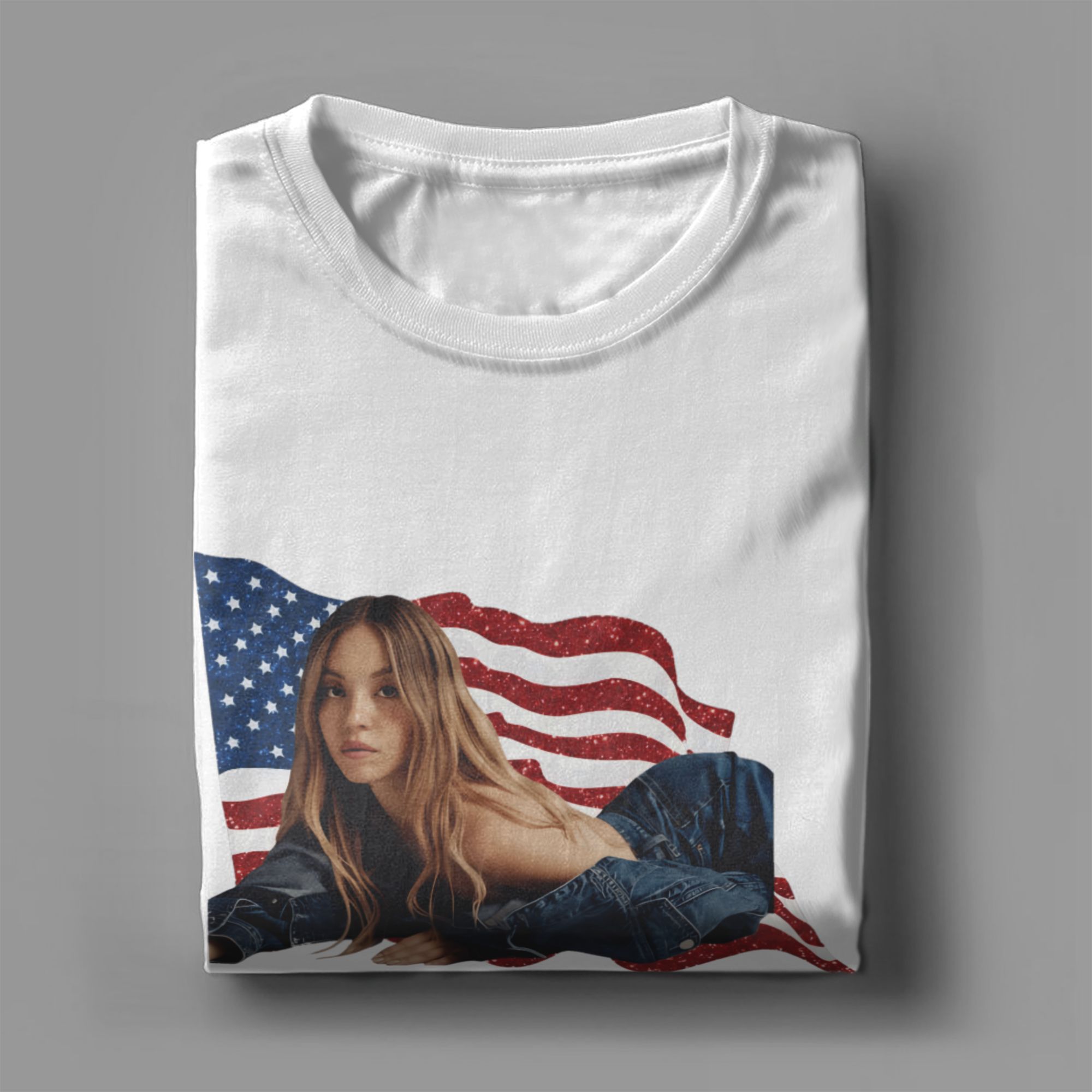 Sydney Sweeney Cotton T Shirt  - Men'S Fashion Sydney avaliação e preço