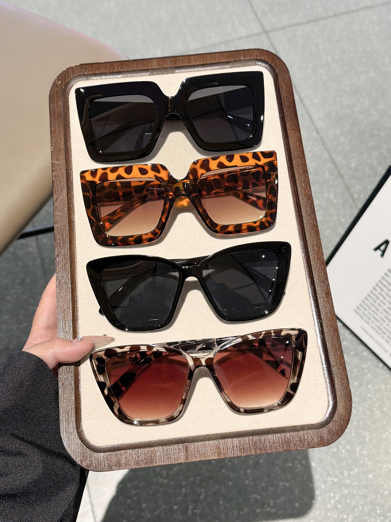 4Pcs Large-Frame Retro-Style F - Men Fashion Photography avaliação e preço
