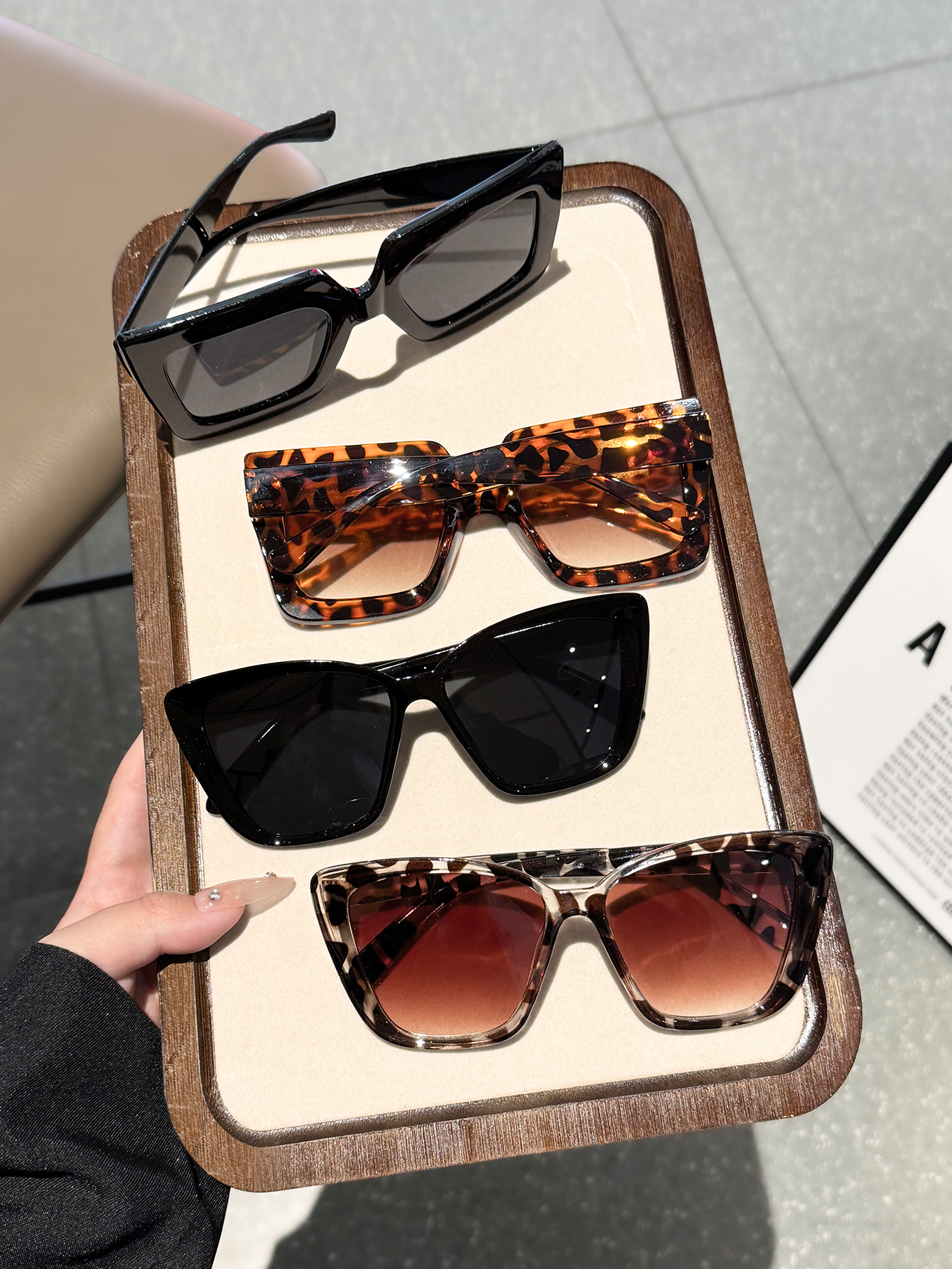 4Pcs Large-Frame Retro-Style F - Men Fashion Photography avaliação e preço