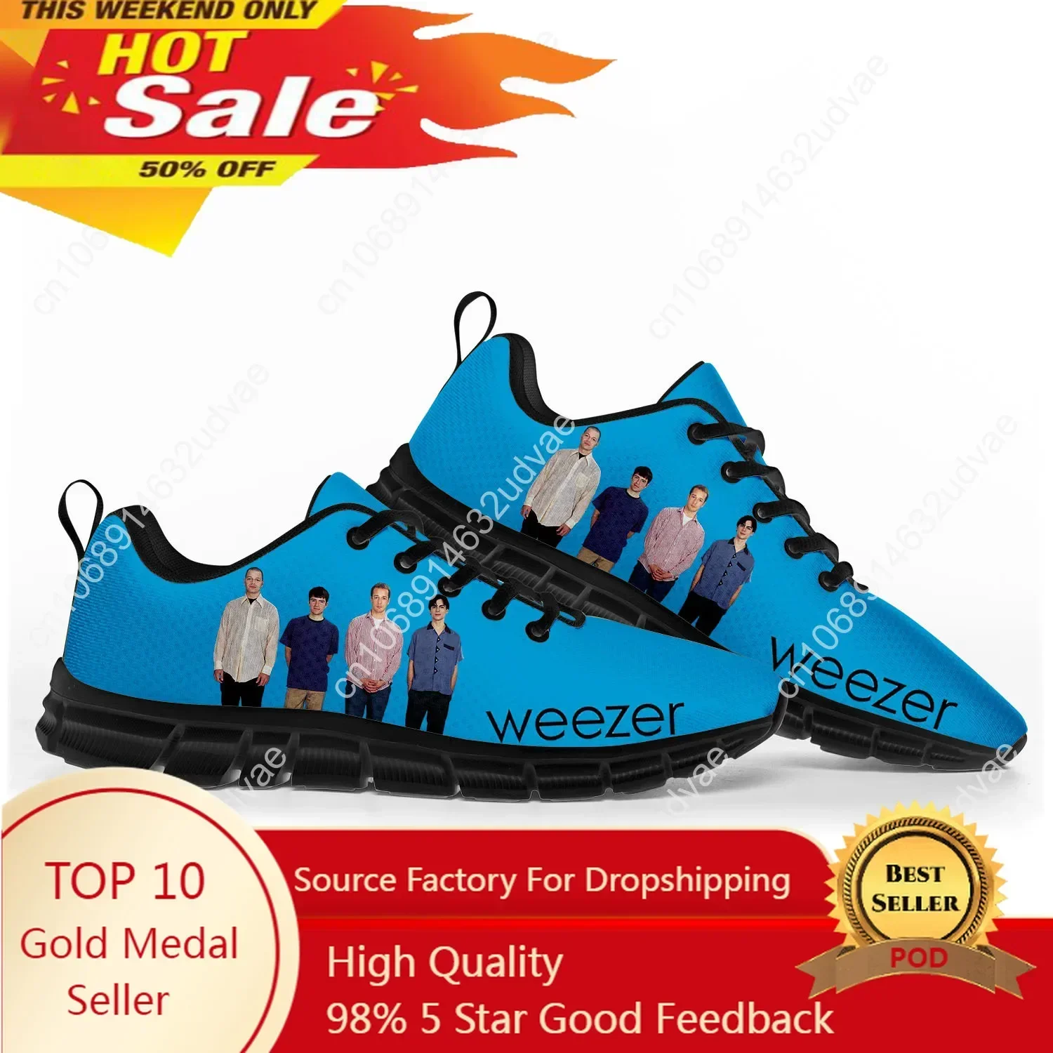 Weezer Sports Shoes Mens Women - Casual Sneakers Men avaliação e preço