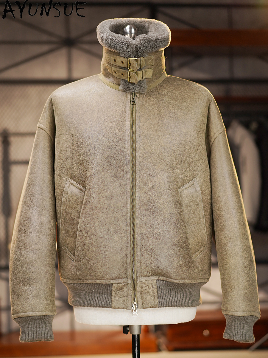 AYUNSUE High-end Natural Fur C - Mens Fashion Winter 2025 avaliação e preço