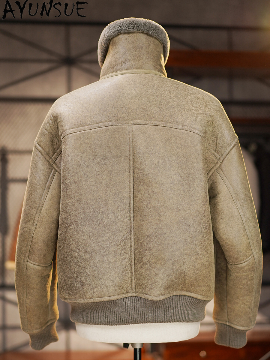 AYUNSUE High-end Natural Fur C - Mens Fashion Winter 2025 avaliação e preço