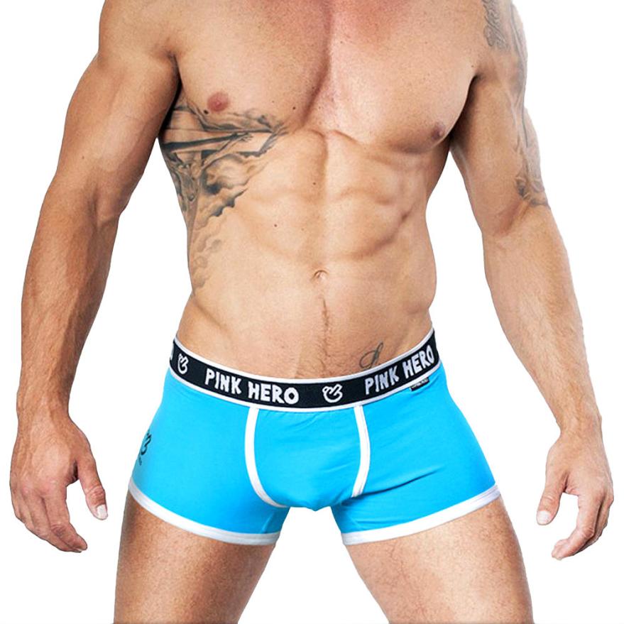 Pink Hero Brand Sexy Man Under - Men'S Fashion Underwear Brands avaliação e preço