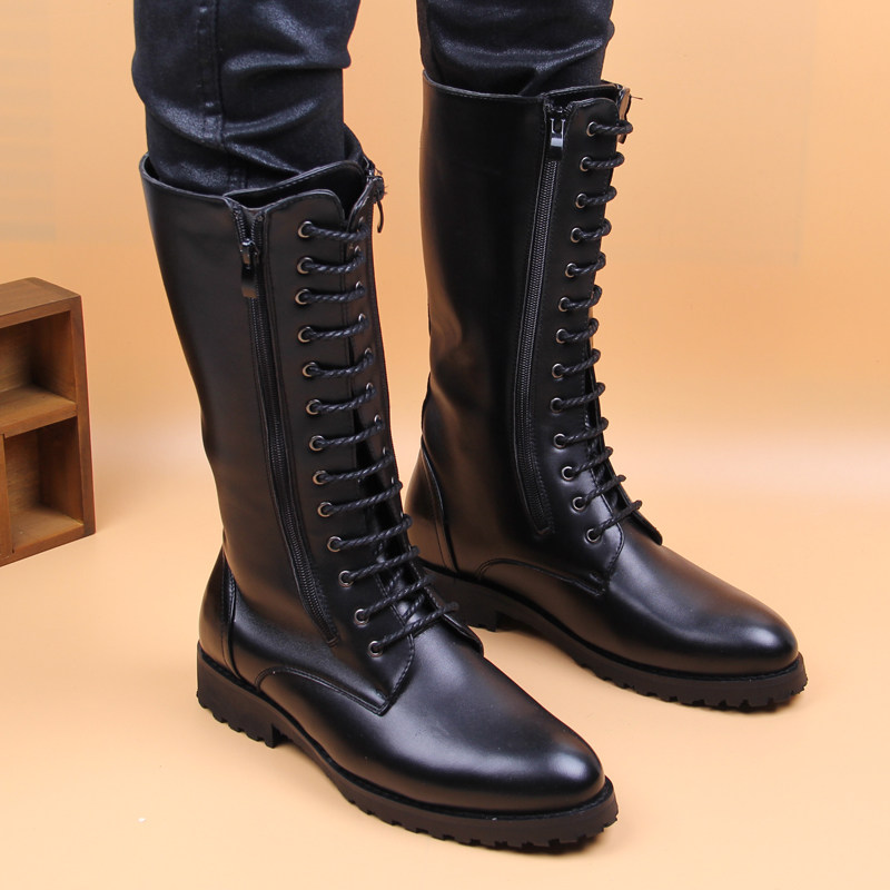 men's luxury fashion high boot - Mens Fashion Dress avaliação e preço