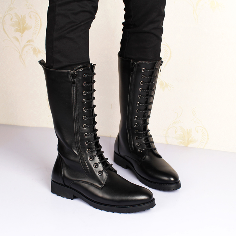 men's luxury fashion high boot - Mens Fashion Dress avaliação e preço