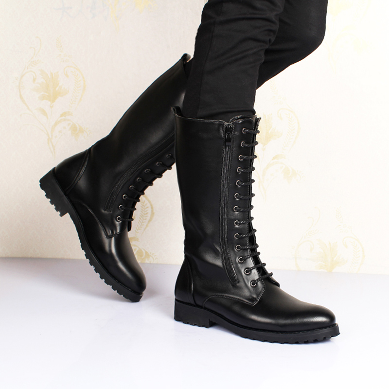 men's luxury fashion high boot - Mens Fashion Dress avaliação e preço