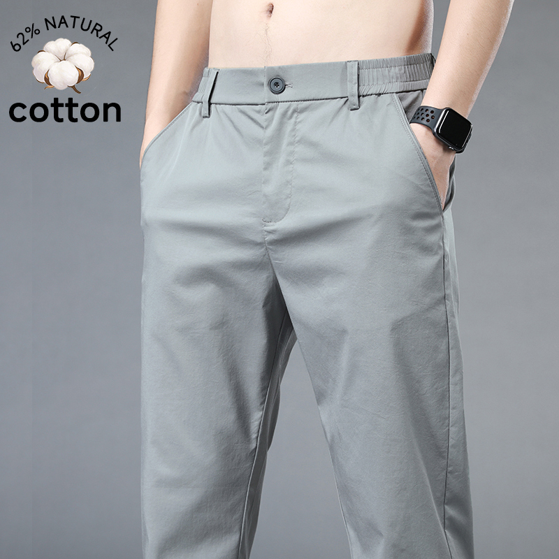 Spring Summer Thin Men's Ankle - Chino Pants Men avaliação e preço
