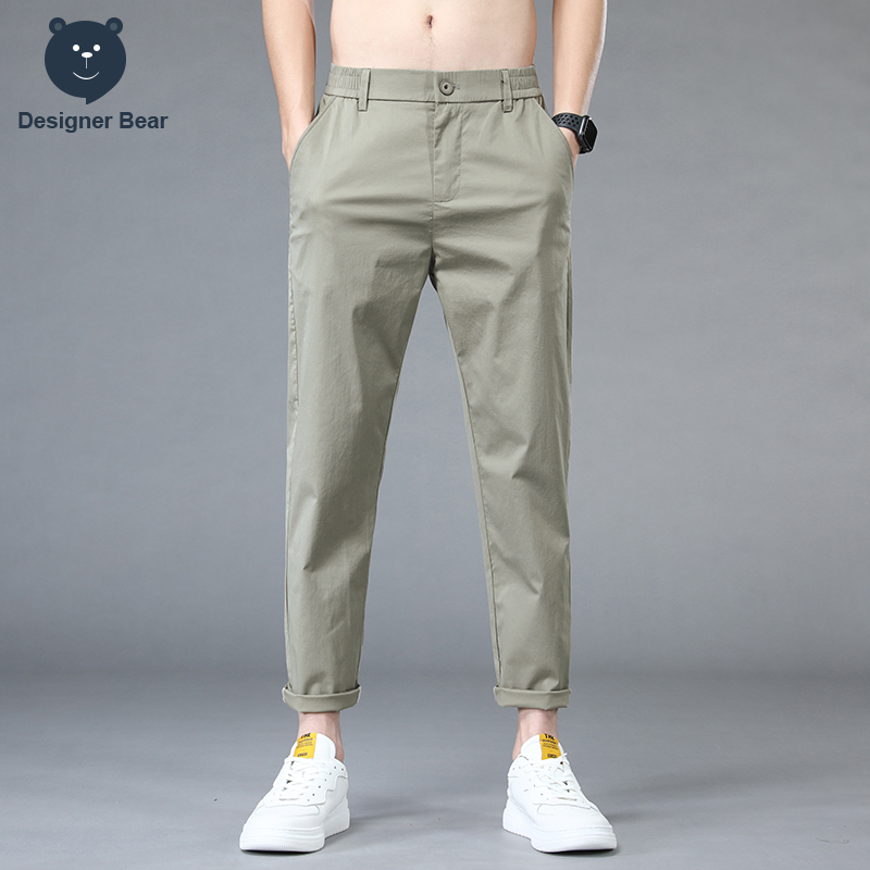 Spring Summer Thin Men's Ankle - Chino Pants Men avaliação e preço