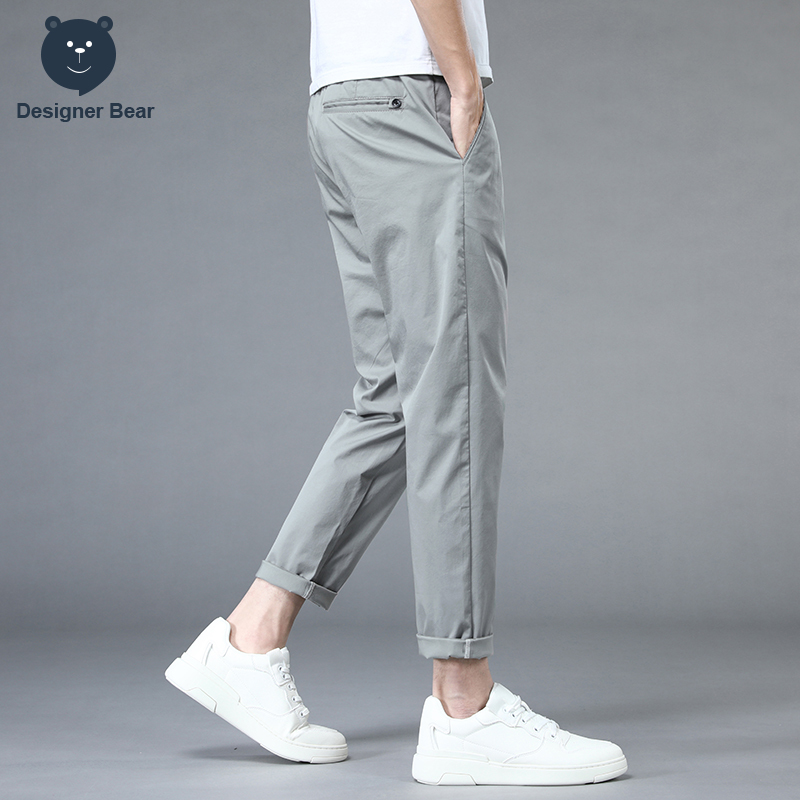 Spring Summer Thin Men's Ankle - Chino Pants Men avaliação e preço