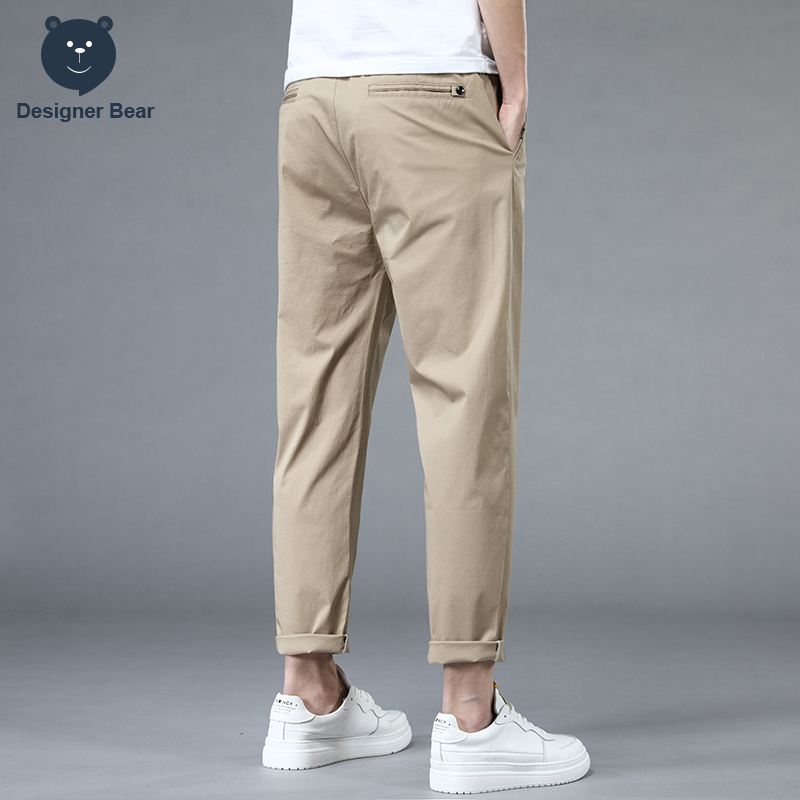 Spring Summer Thin Men's Ankle - Chino Pants Men avaliação e preço