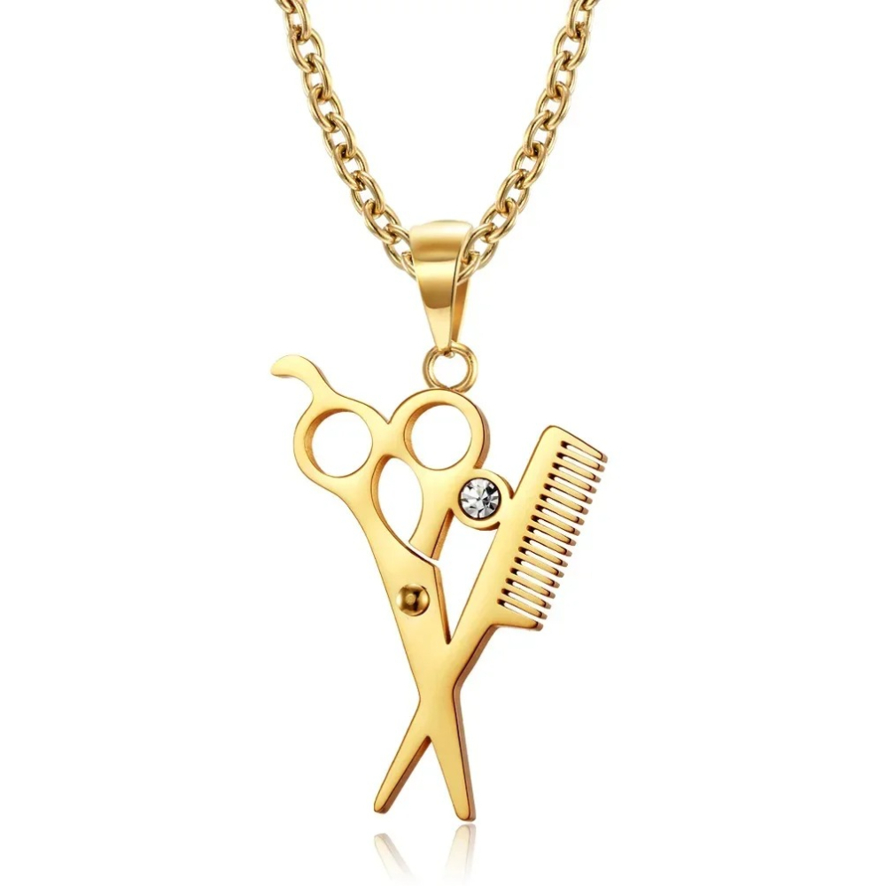 Hairstylist Scissors Comb Pend - Men'S Fashion Haircuts avaliação e preço