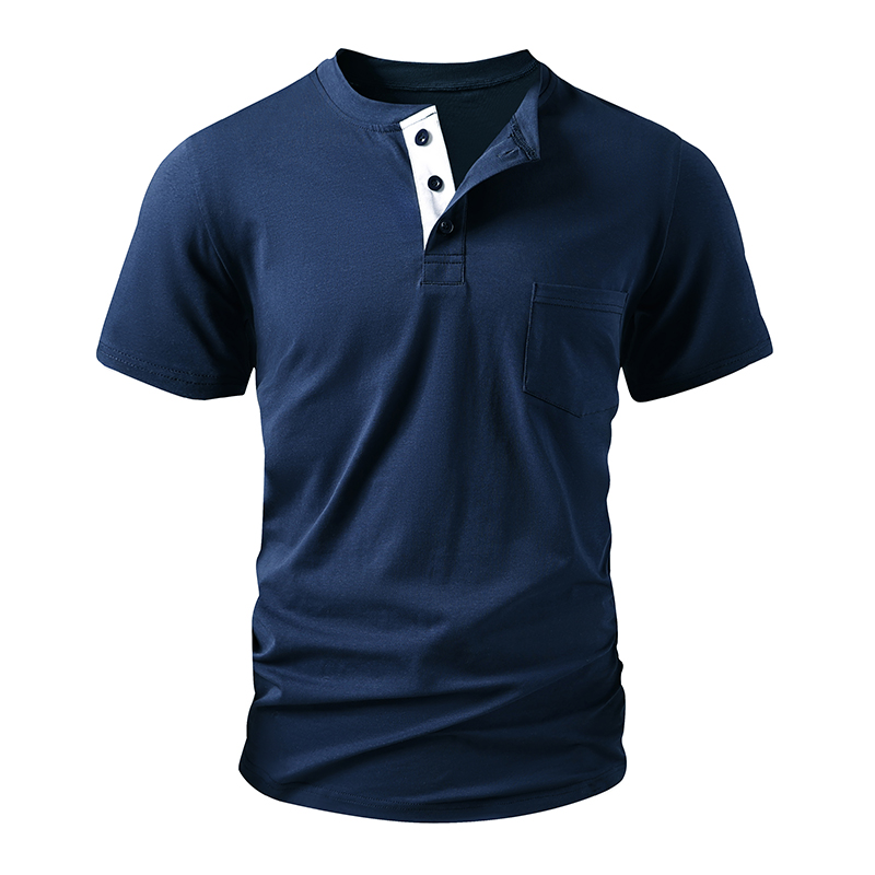 Henley T Shirt Men's EU Size C - Mens Fashion Streetwear avaliação e preço
