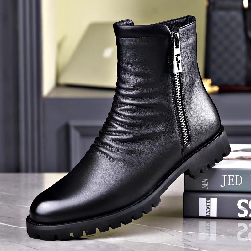 High Quality Men's High Top Bo - Mens Fashion Dress avaliação e preço