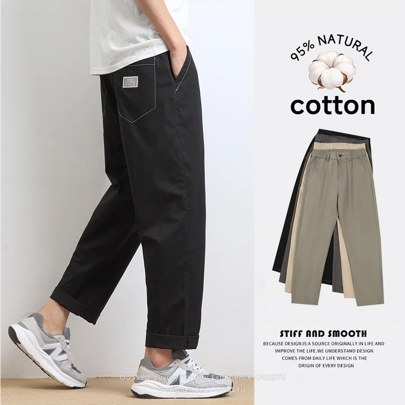 Brand Clothing Summer 95%Cotto - Chino Pants Men avaliação e preço