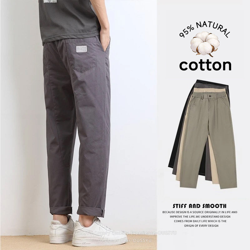 Brand Clothing Summer 95%Cotto - Chino Pants Men avaliação e preço