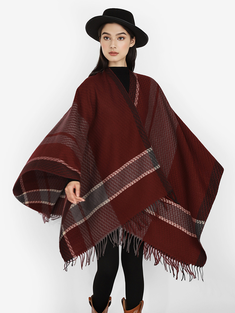 Winter Women Men Scarf Layers  - Mens Fashion Poncho avaliação e preço