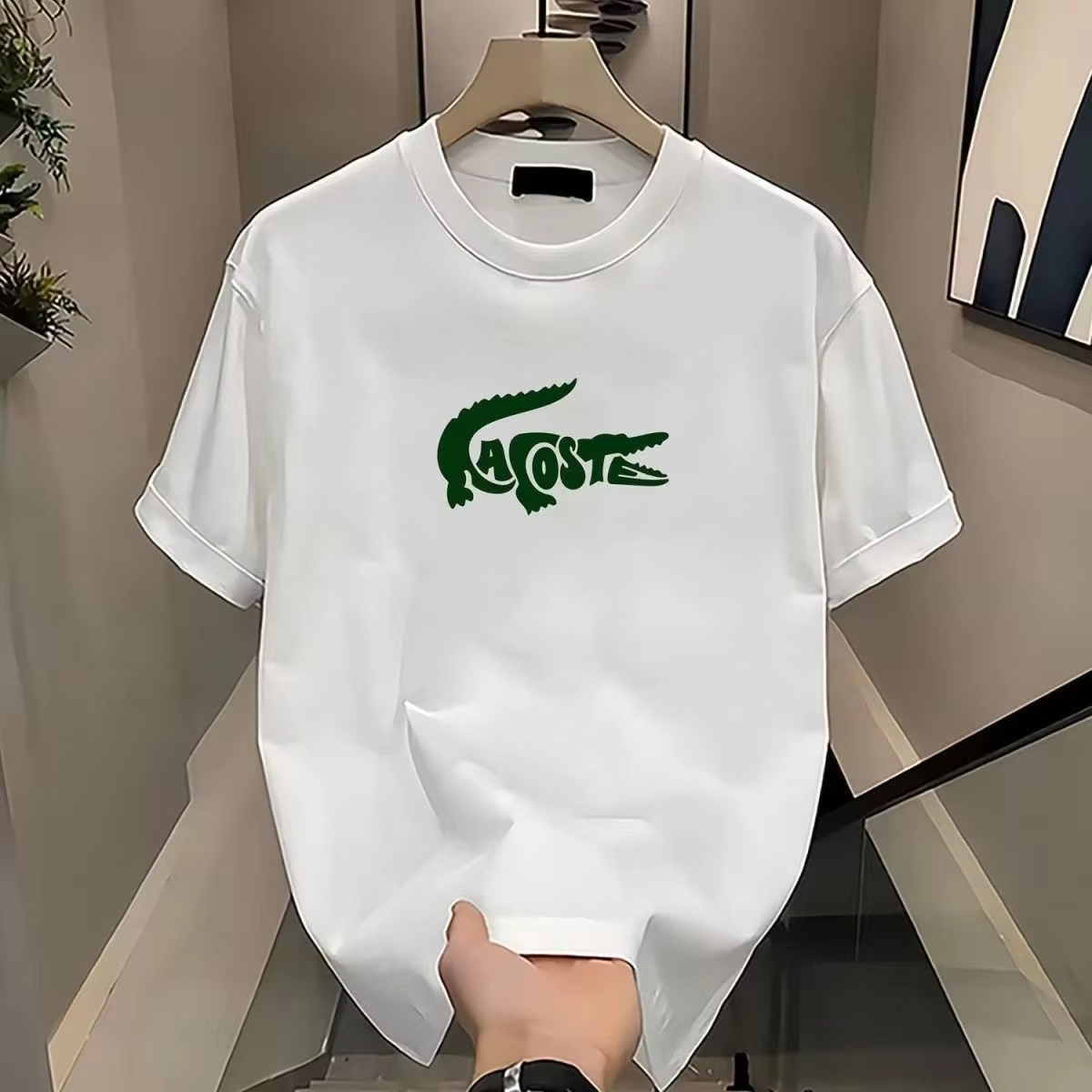Pure Cotton Short-sleeved T-sh - Men'S Fashion For 60 Year Old avaliação e preço