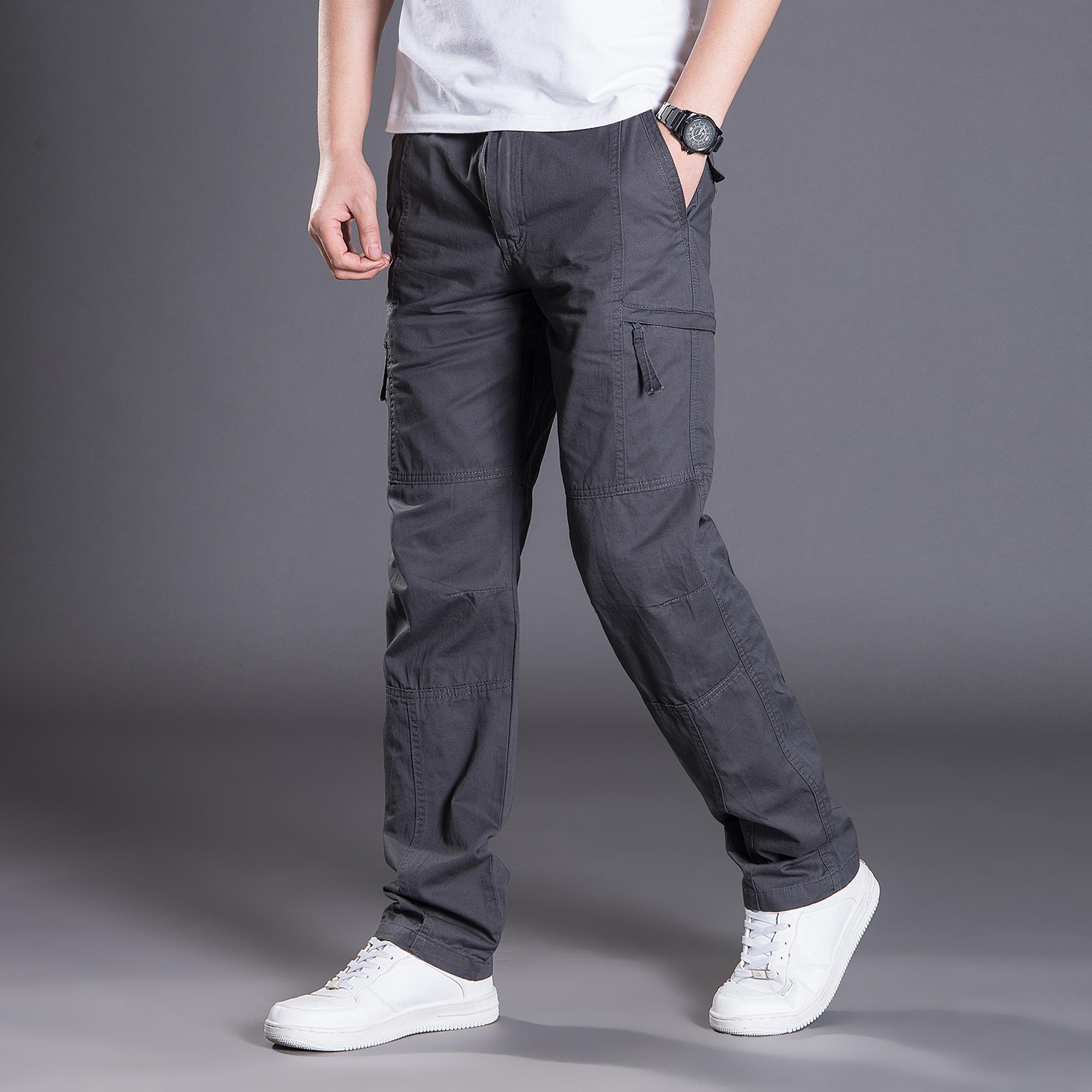 Mens Cargo Work Pants Ripstop  - Cargo Jogger Pants avaliação e preço