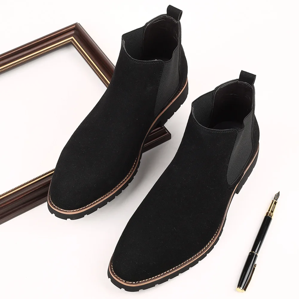 Men Ankle Boots British Style  - Mens Fashion Winter 2025 avaliação e preço