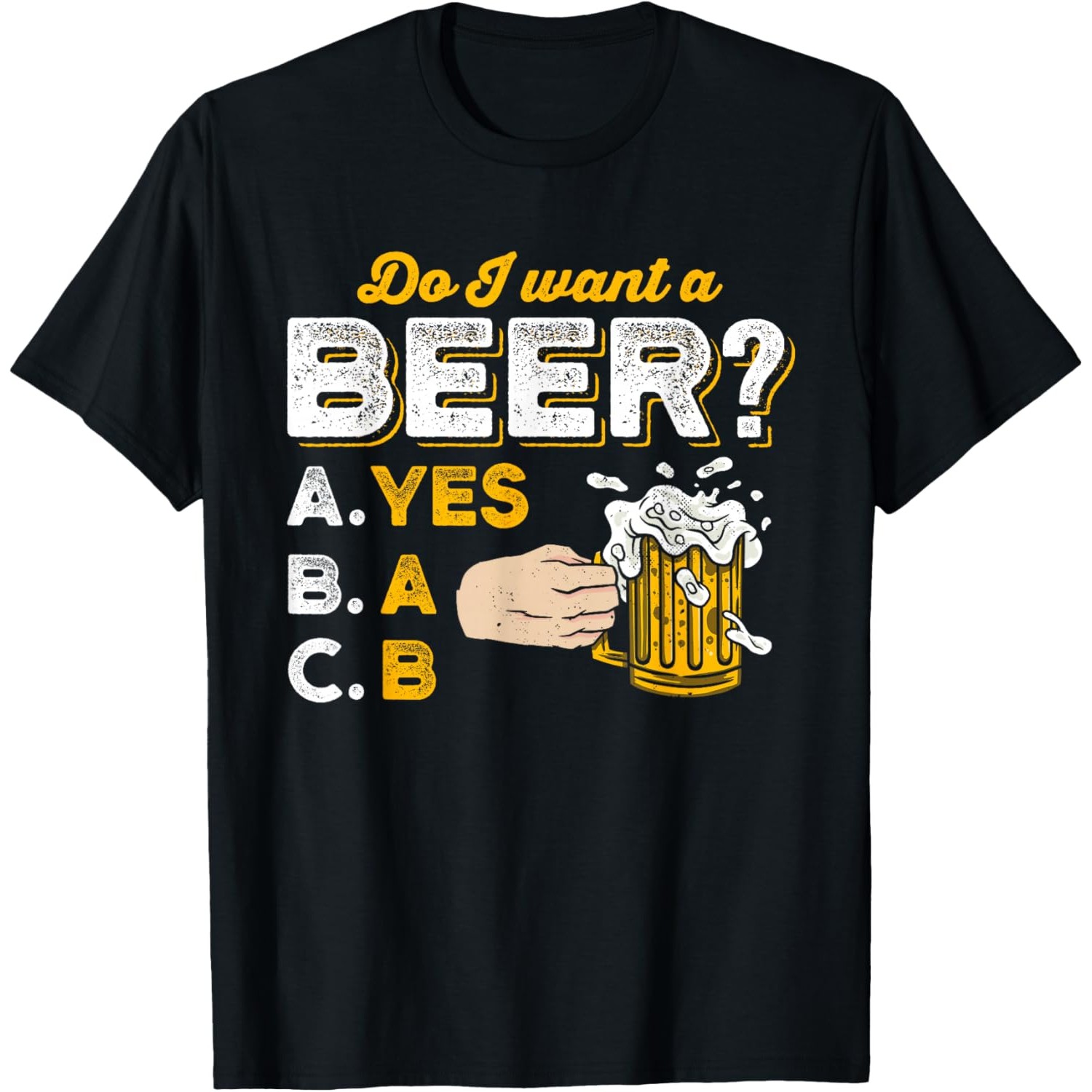 Beer Question Funny Graphic Te - Men'S Fashion Questions avaliação e preço