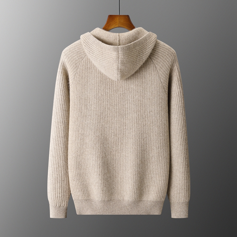 New Men's Thick Zipper Hoodie  - Men'S Fashion Zip Sweater avaliação e preço