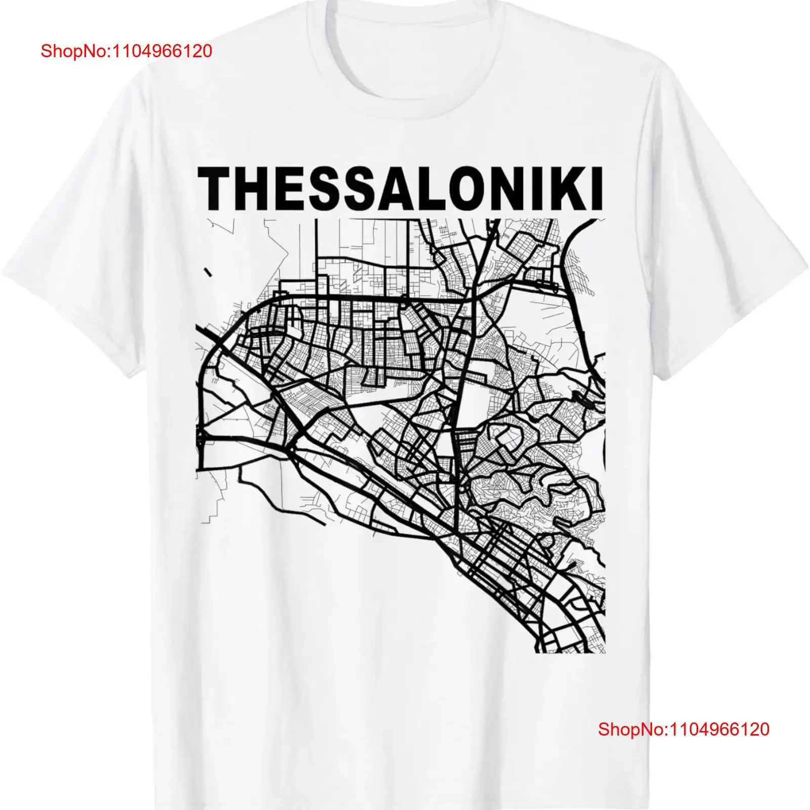Thessaloniki City Street Map G - Men'S Fashion Greece avaliação e preço