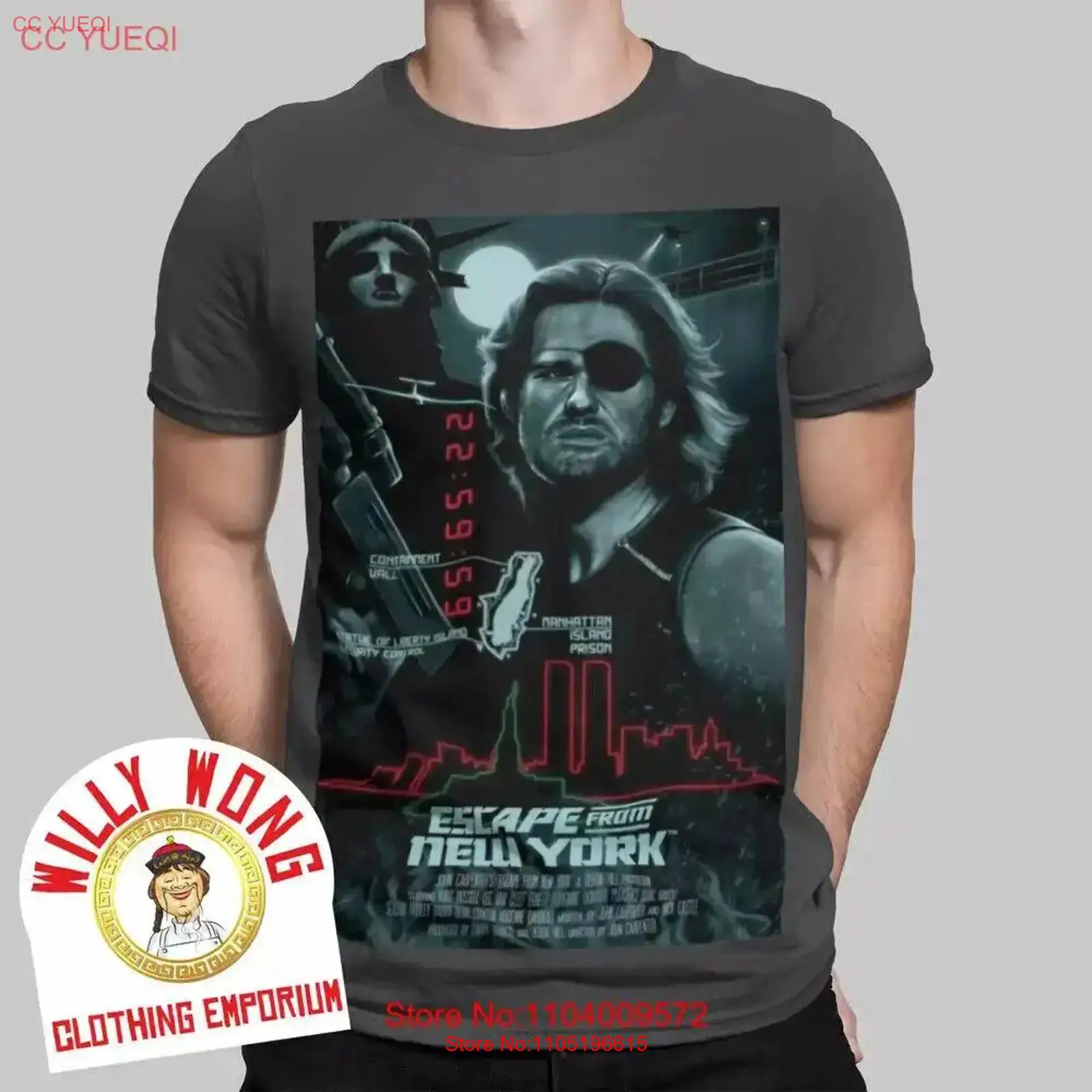 Escape From New York T Shirt R - Poster Men Fashion avaliação e preço