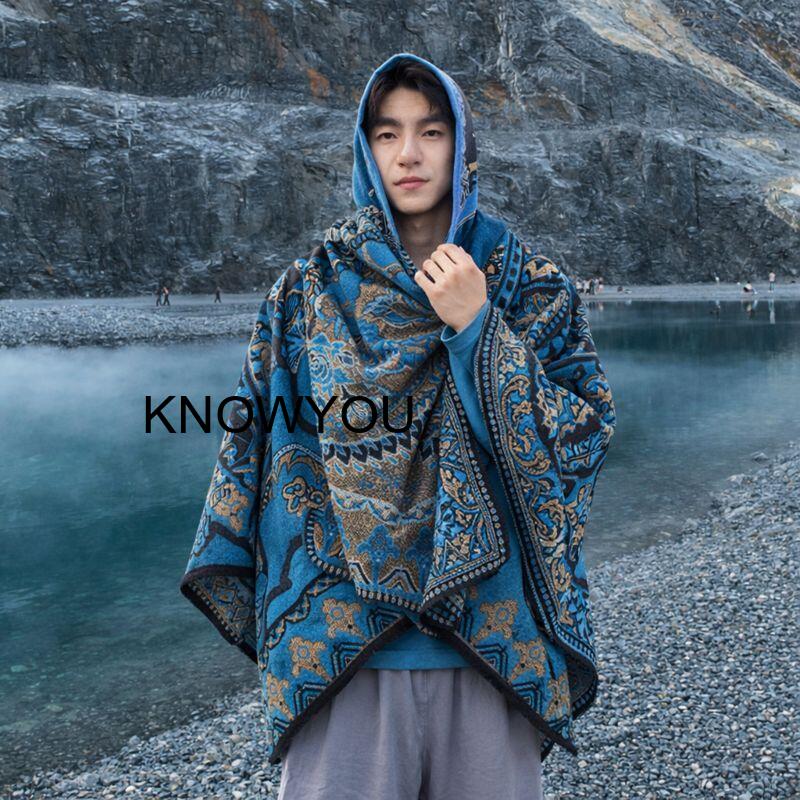 Men's Thick Outdoor Traveling  - Mens Fashion Poncho avaliação e preço