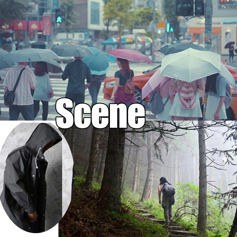 New Black Fashion Adult Waterp - Mens Fashion Poncho avaliação e preço