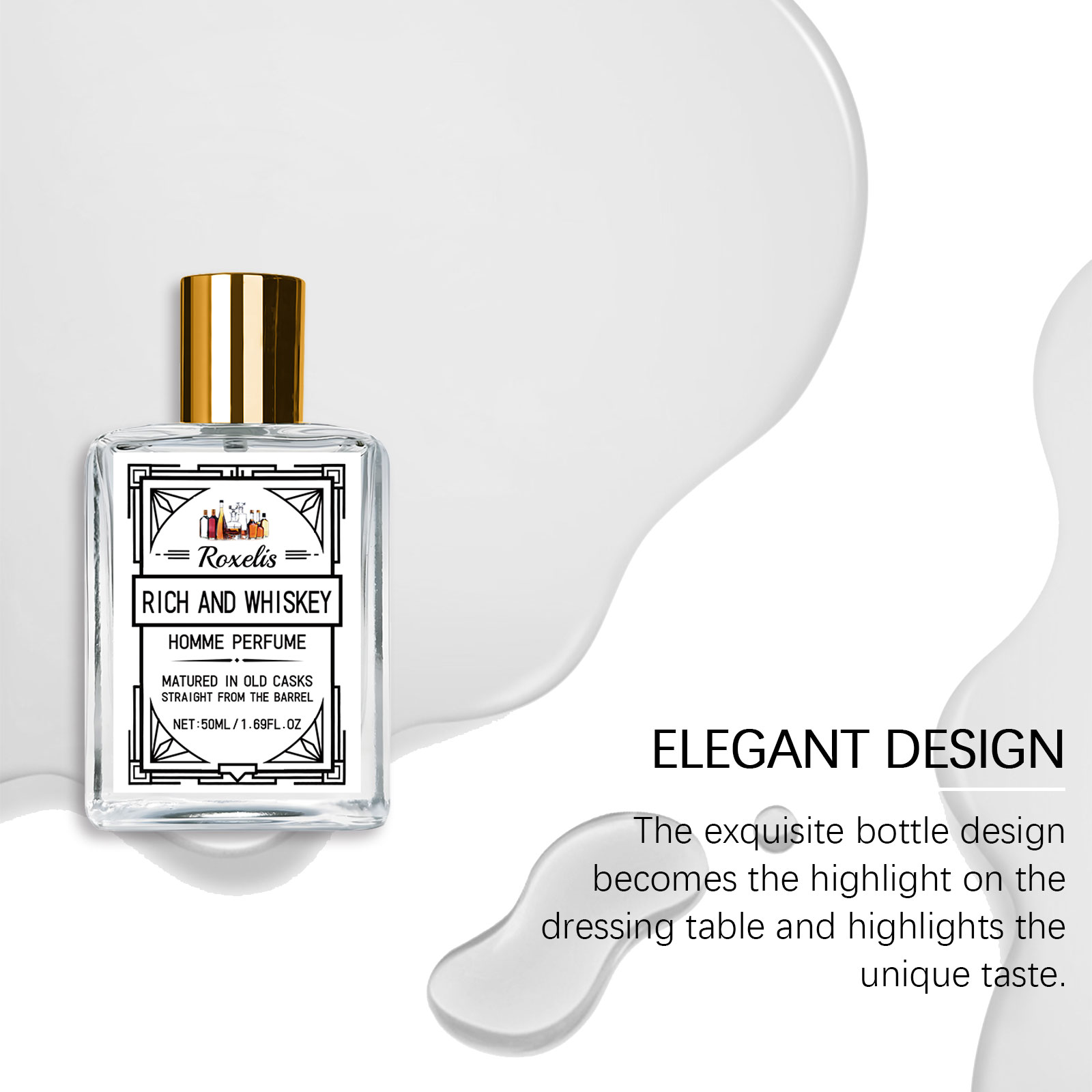 Roxelis 50ml Charm Whisky Men' - Men'S Fashion Perfume avaliação e preço