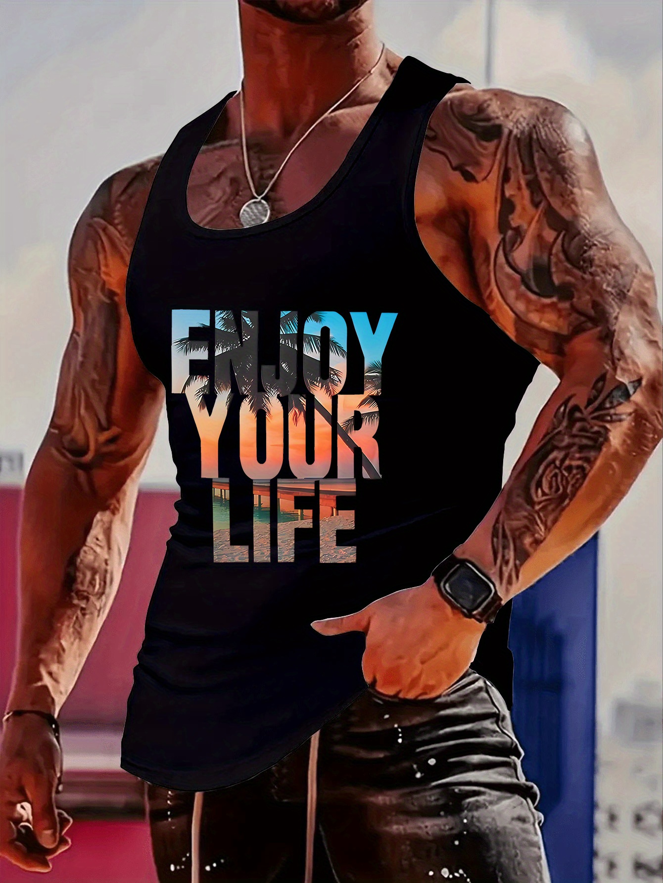 Fashionable trend muscular man - Mens Fashion Trend avaliação e preço