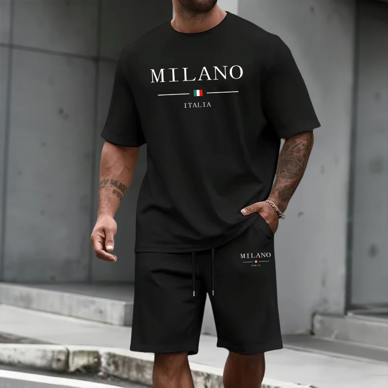 Men's Tracksuit Short Sleeve T - Mens Fashion Trend avaliação e preço