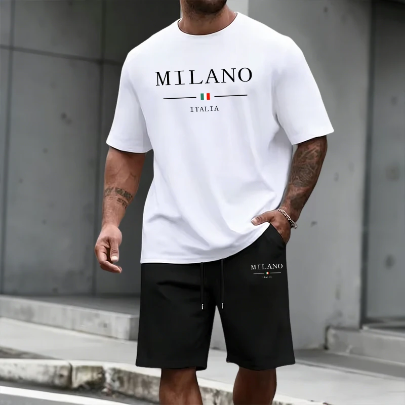 Men's Tracksuit Short Sleeve T - Mens Fashion Trend avaliação e preço
