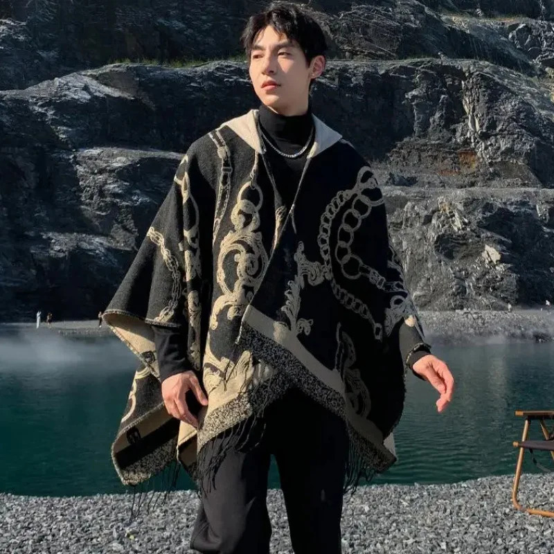 2026 Women Coat Cape Coat Men  - Mens Fashion Poncho avaliação e preço